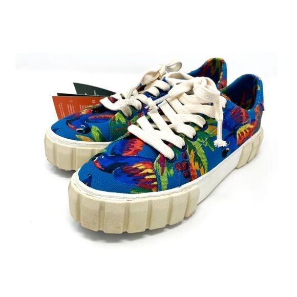 Farm Rio Macaw Tropical Platform Sneaker NWT Size - Picture 1 of 9